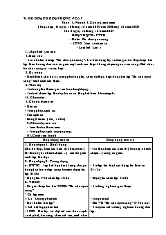 Giáo án Mầm non Lớp Mầm - Tuần 1, Nhánh 1: Con gà, con mèo - Năm học 2024-2025