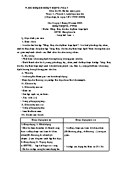 Giáo án Mầm non Lớp Nhà trẻ - Chủ đề 10: Bé lên mẫu giáo - Năm học 2024-2025