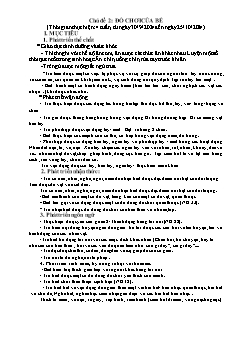 Giáo án Mầm non Lớp Nhà trẻ - Chủ đề 2: Đồ chơi của bé - Năm học 2024-2025