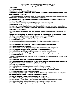 Giáo án Mầm non Lớp Nhà trẻ - Chủ đề 3: Bé yêu các cô bác trong nhà trẻ - Năm học 2024-2025