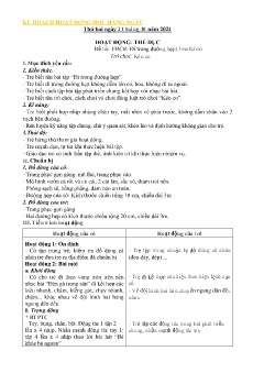 Kế hoạch bài dạy Mầm non Lớp Chồi - Tuần 1, Chủ đề nhánh: Gia đình thân yêu của bé - Năm học 2024-2025