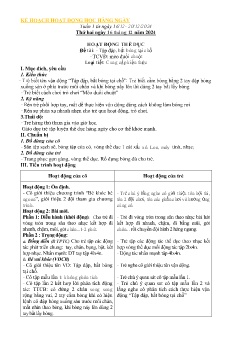 Kế hoạch bài dạy Mầm non Lớp Mầm - Tuần 1, Chủ đề: Con vật nuôi trong gia đình - Năm học 2024-2025