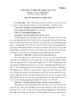 Một số biện pháp giáo dục tính tự lập cho trẻ mẫu giáo lớp 3-4 tuổi C1 trường mầm non Vĩnh An số 1 huyện Sơn Động Tỉnh Bắc Giang