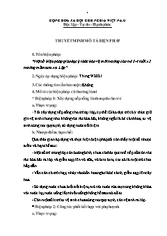 Một số biện pháp giáo dục ý thức bảo vệ môi trường cho trẻ 3-4 tuổi A2 trường mầm non An Lập