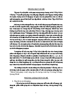 Một số biện pháp rèn kỹ năng đọc tốt cho học sinh lớp 5 trường Tiểu học Quang Minh