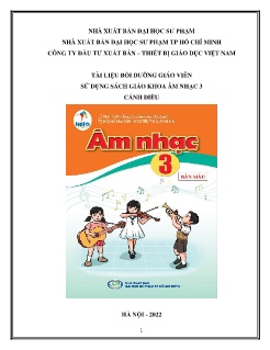 Tài liệu bồi dưỡng giáo viên sử dụng sách giáo khoa Âm nhạc 3