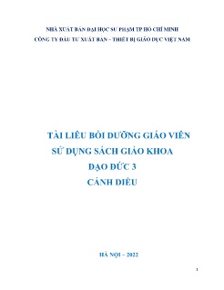 Tài liệu bồi dưỡng giáo viên sử dụng sách giáo khoa Đạo đức 3