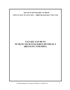 Tài liệu tập huấn sử dụng sách giáo khoa Mĩ thuât 4
