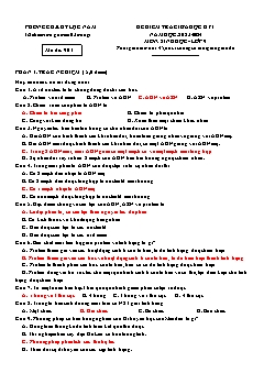 2 Đề kiểm tra giữa học kì I Sinh học 9 - Năm học 2023-2024 - PGD Lục Nam (Có đáp án)