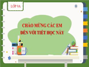 Bài giảng Toán 9 - Tiết 16: Phương trình bậc nhất 2 ẩn