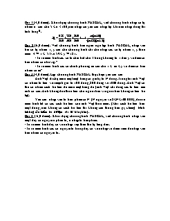 Bài tập ôn tập Olympic Tin học