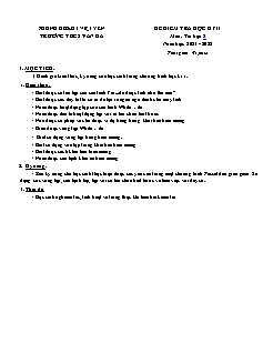 Đề kiểm tra học kì II Tin học 8 - Năm học 2021-2022 - Trường THCS Vân Hà (Có đáp án + Ma trận)