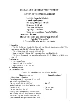 Giáo án Mầm non Lớp Chồi - Chủ đề: Nghề nghiệp - Năm học 2022-2023 - Nguyễn Thị Hảo