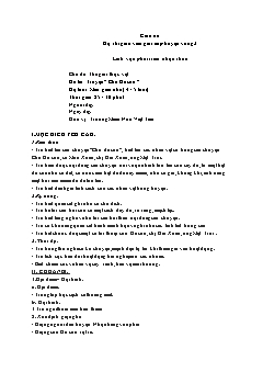 Giáo án Mầm non Lớp Chồi - Chủ đề: Thế giới thực vật - Đề tài: Truyện Chú Đỗ con - Trường Mầm Non Việt Tiến