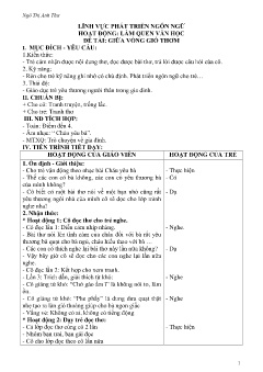 Giáo án Mầm non Lớp Chồi - Đề tài: Giữa vòng gió thơm - Ngô Thị Anh Thư