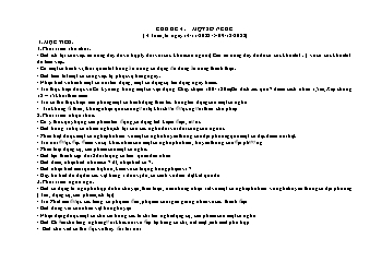 Giáo án Mầm non Lớp Lá - Chủ đề 4: Một số nghề - Năm học 2022-2023