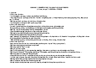 Giáo án Mầm non Lớp Lá - Chủ đề 7: Phương tiện và luật lệ giao thông - Năm học 2021-2022