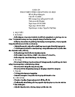 Giáo án Mầm non Lớp Lá - Chủ đề: Gia đình - Đề tài: Hoạt động góc - Năm học 2024-2025 - Nguyễn Thị Thúy