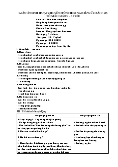 Giáo án Mầm non Lớp Lá - Chủ đề: Giao thông - Đề tài: Làm quen chữ cái p, q - Năm học 2022-2023 - Trần Thị Mai