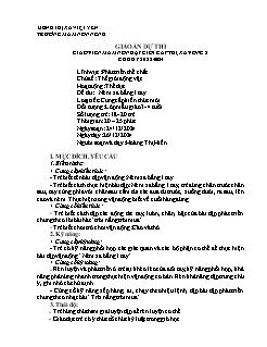 Giáo án Mầm non Lớp Mầm - Chủ đề: Thế giới động vật - Đề tài: Ném xa bằng 1 tay - Năm học 2024-2025 - Hoàng Thị Hiền