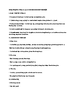 Giáo án Steam Mầm non Lớp Lá - Bài: Làm chiếc ghế đứng được