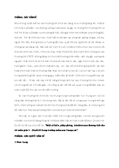 Một số biện pháp phòng, tránh tai nạn thương tích cho trẻ mẫu giáo 5-6 tuổi A3 trong trường mầm non Trung sơn