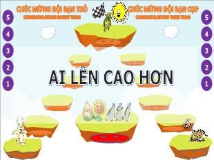 Slide Powerpoint Trò chơi Ai lên cao hơn