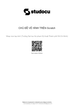 Tài liệu Chủ đề Vẽ hình trên Scratch