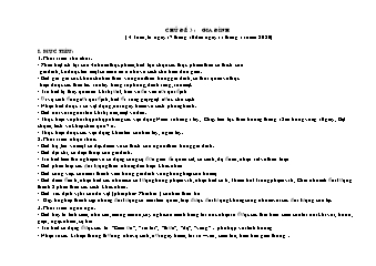 Bài giảng Mầm non Lớp Chồi - Chủ đề 3: Gia đình - Năm học 2020-2021