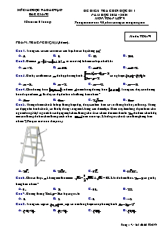 Đề kiểm tra cuối học kì I Toán 9 - Mã đề: TOAN9 - Năm học 2023-2024 - Sở GD&ĐT Bắc Giang (Có đáp án)