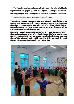 Giới thiệu 1 số trò chơi dân gian cho trẻ