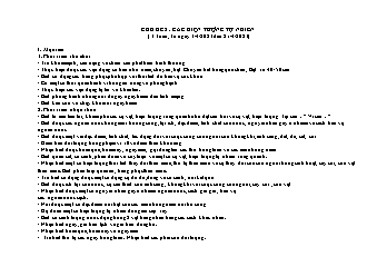 Kế hoạch bài dạy Mầm non Lớp Lá - Chủ đề 8: Các hiện tượng tự nhiên - Năm học 2022-2023